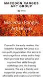 Mobile Screenshot of macedonrangesartgroup.com
